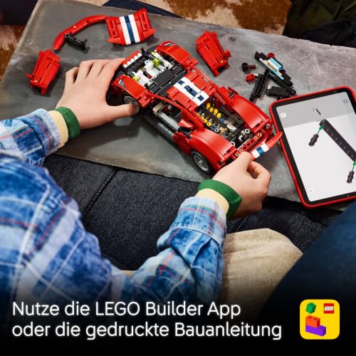 Thumbnail 5 de LEGO Technic Ferrari 488 Pista Auto 42235 – Bauspaß, Detailgenauigkeit und Ausstellungsstück