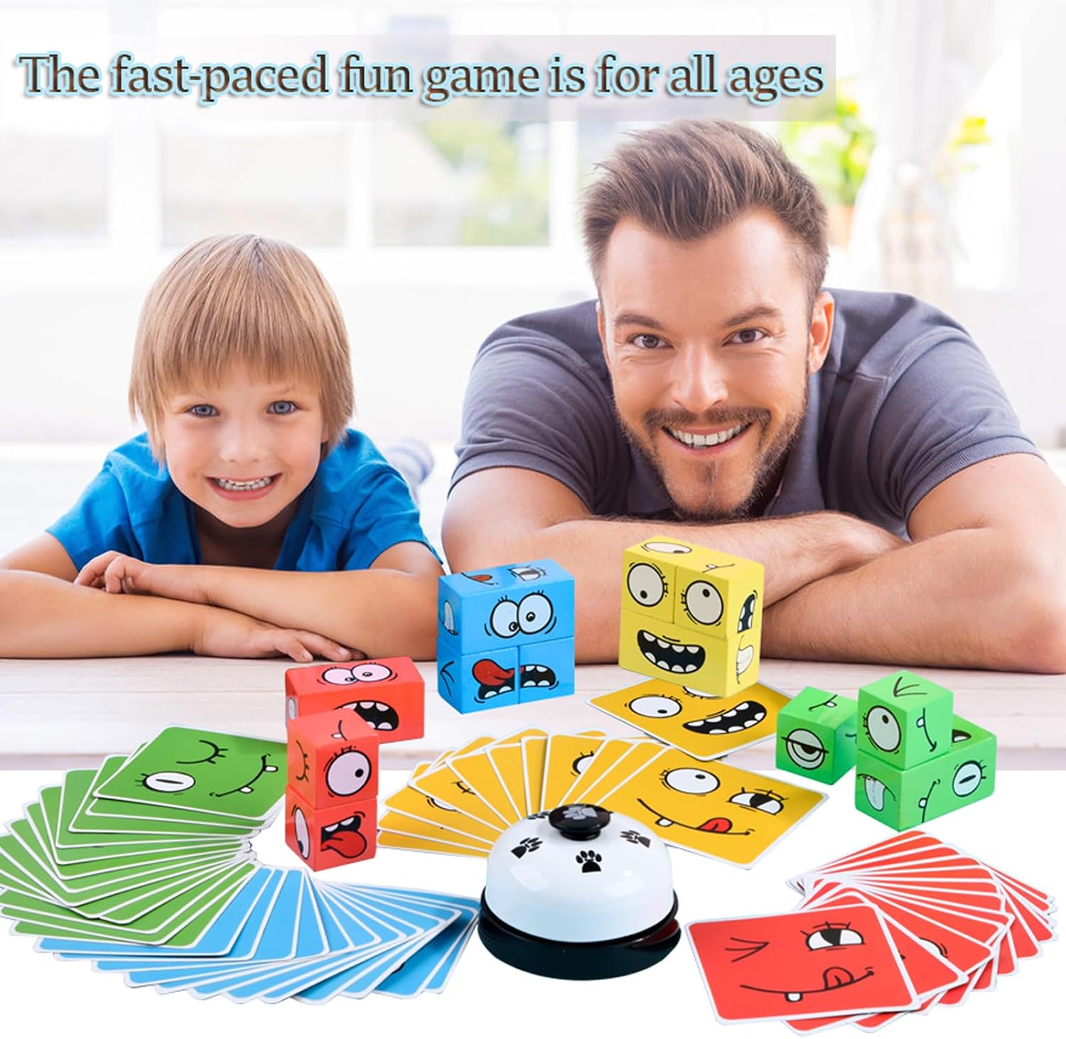 Thumbnail 4 de Wooden Face Changing Magic Cube Game