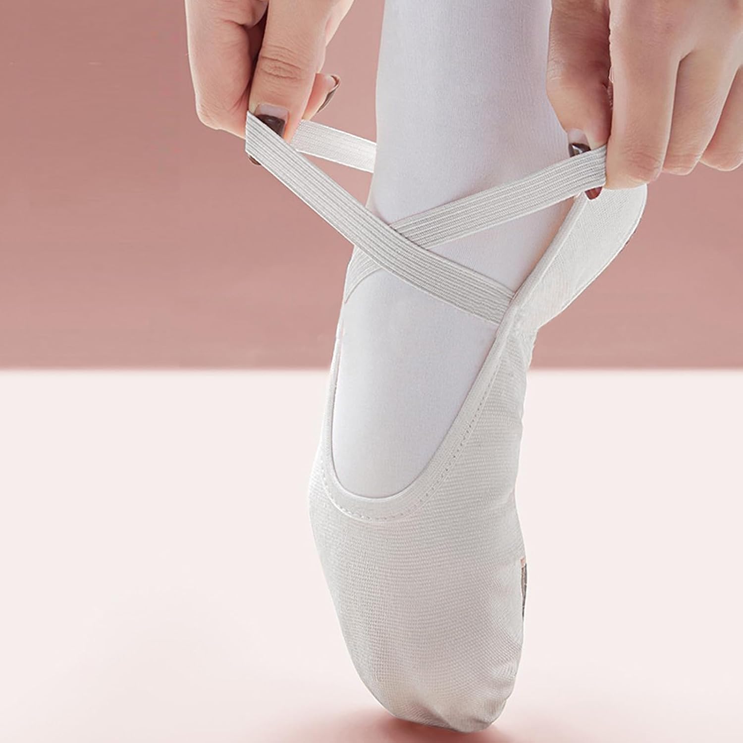 Detalle 2 de Acfoda canvas-balletschoenen voor kinderen en volwassenen, EU 22-44