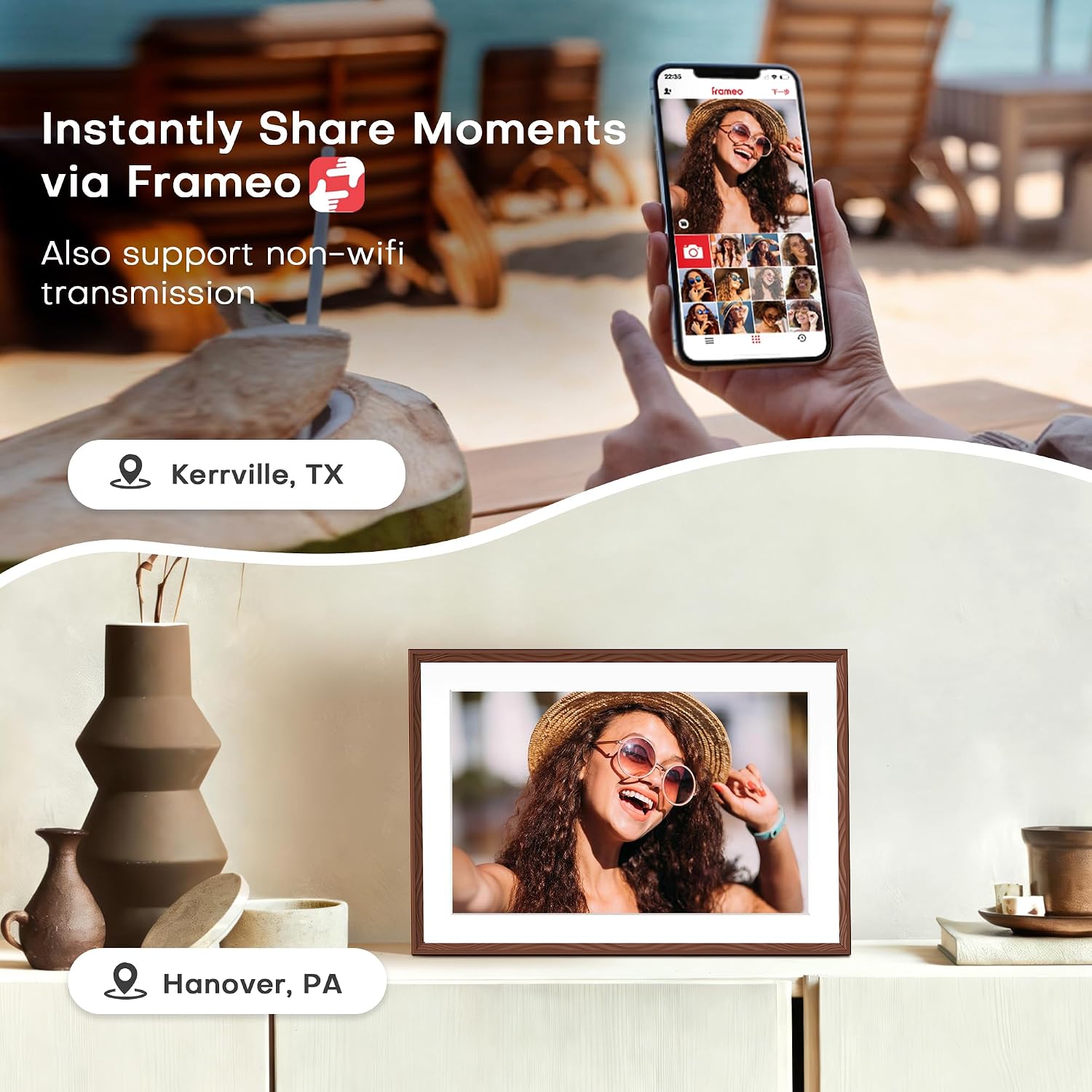 Detalle de WiFi Digital Picture Frame, 32GB