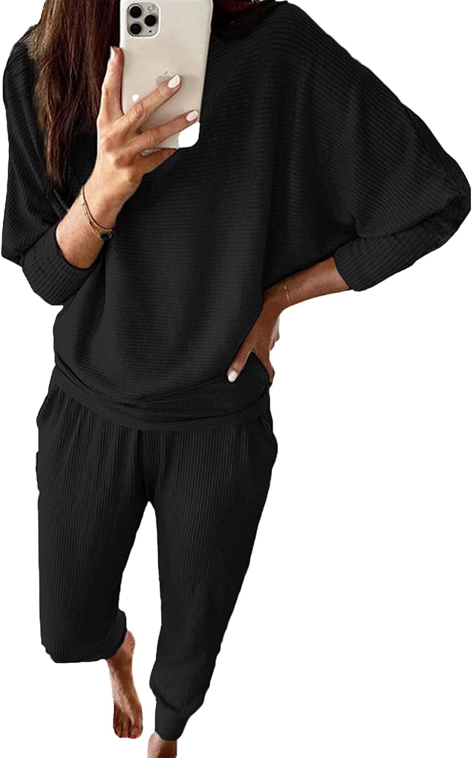 Thumbnail 6 de PRETTYGARDEN Women's 2-Piece Lounge Set