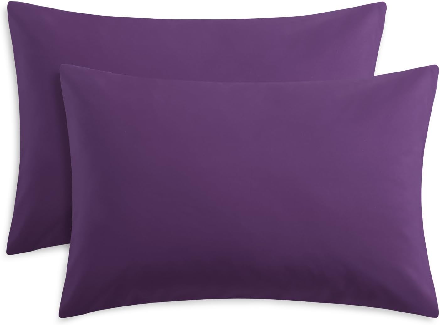 Detalle de RUIKASI Pillow Cases 2 Pack Purple 50x75 cm