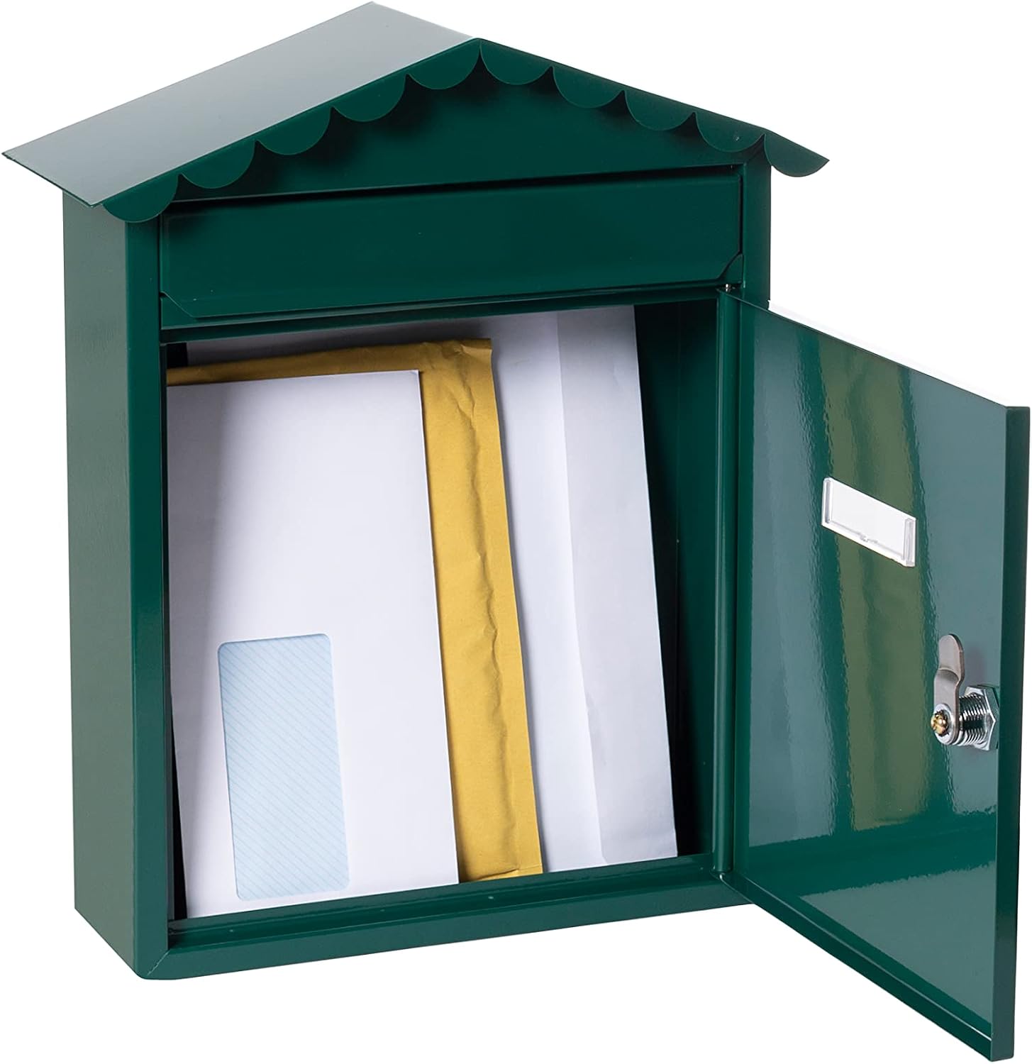 Detalle 2 de Arregui Visit Outdoor E5743 – zielona skrzynka na listy DIN A4, do montażu na ścianie