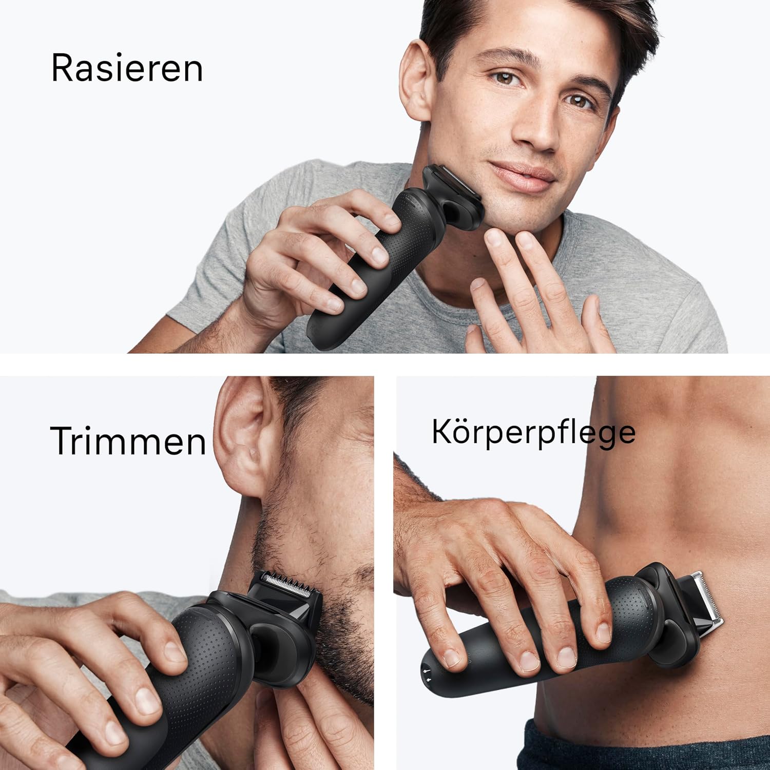 Thumbnail 5 de Braun Series 5 52-B7000cc Herren-Elektrorasierer mit SmartCare-Reinigungsstation, nass & trocken, Turbo/Standard, blau