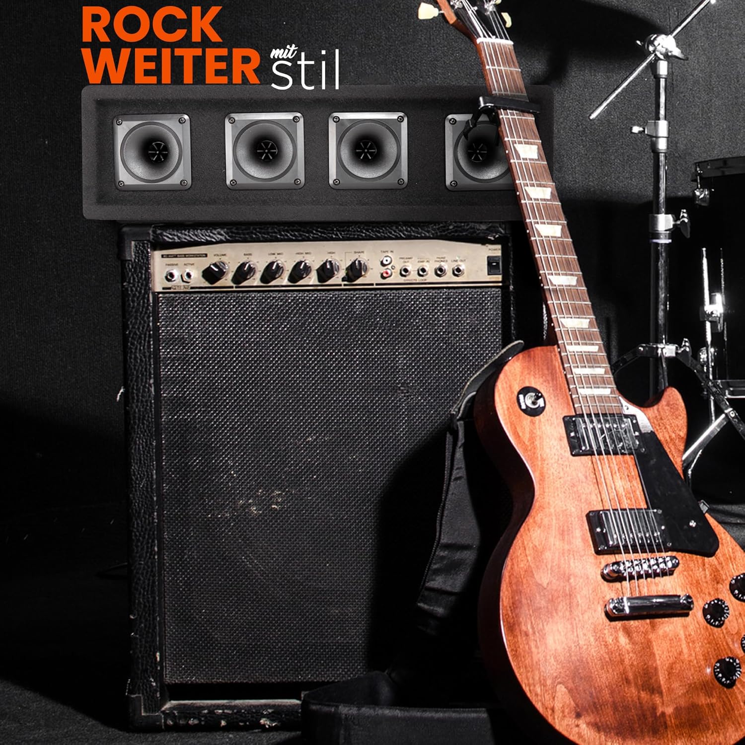 Thumbnail 4 de Pyle-Pro 4-Wege DJ-Lautsprechersystem (300 Watt Power, 150 Watt RMS, 8 Ohm) – Schwarz, Full-Range