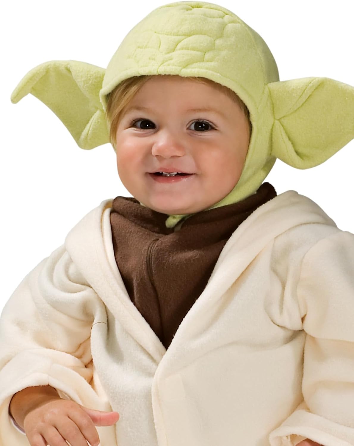 Detalle 2 de Rubie's Baby Yoda Kinderkostüm mit Kapuze 🎭