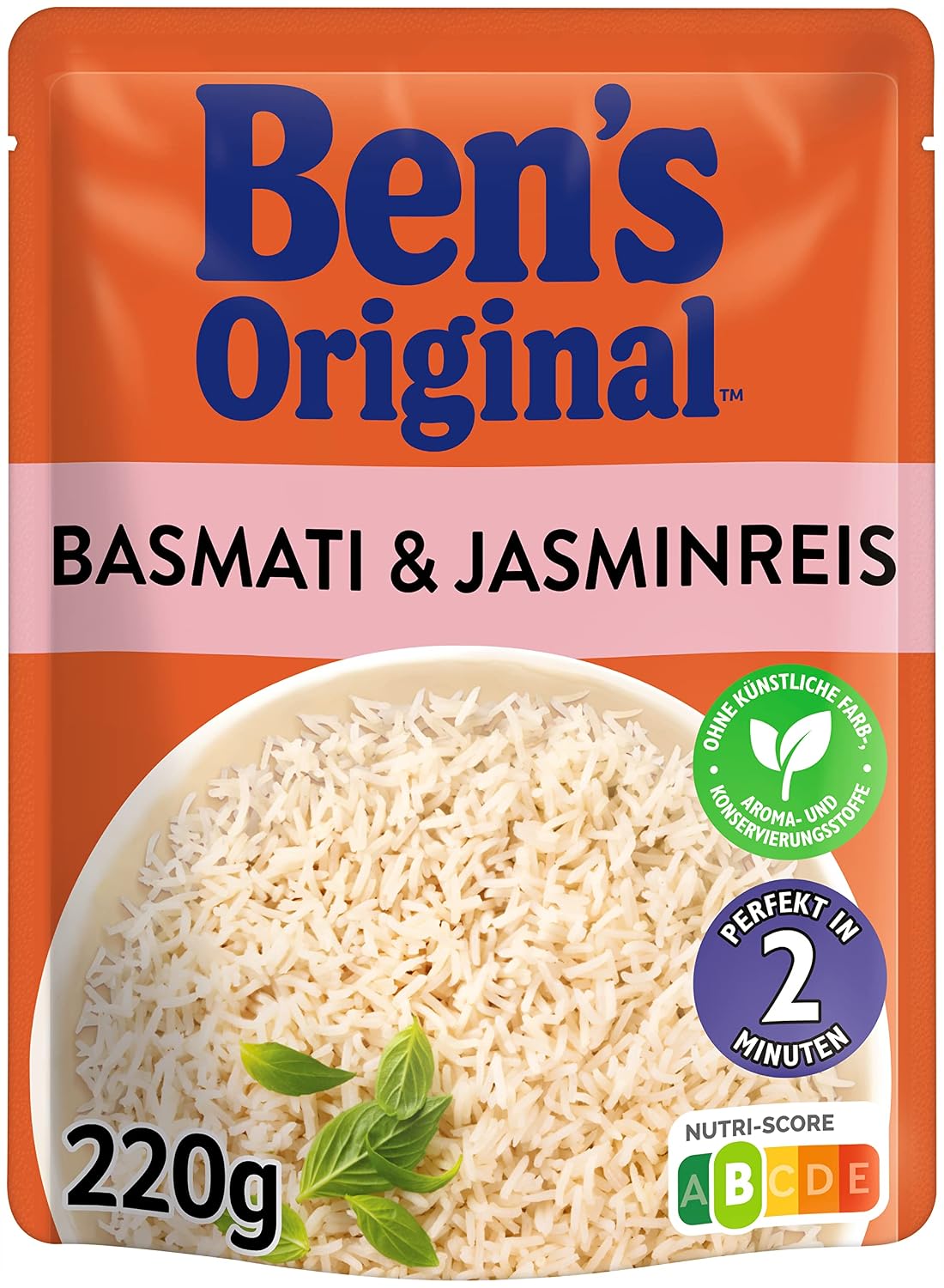 Thumbnail 1 de BEN'S ORIGINAL Express Reis Basmati & Jasmin 6×220 g 🍚