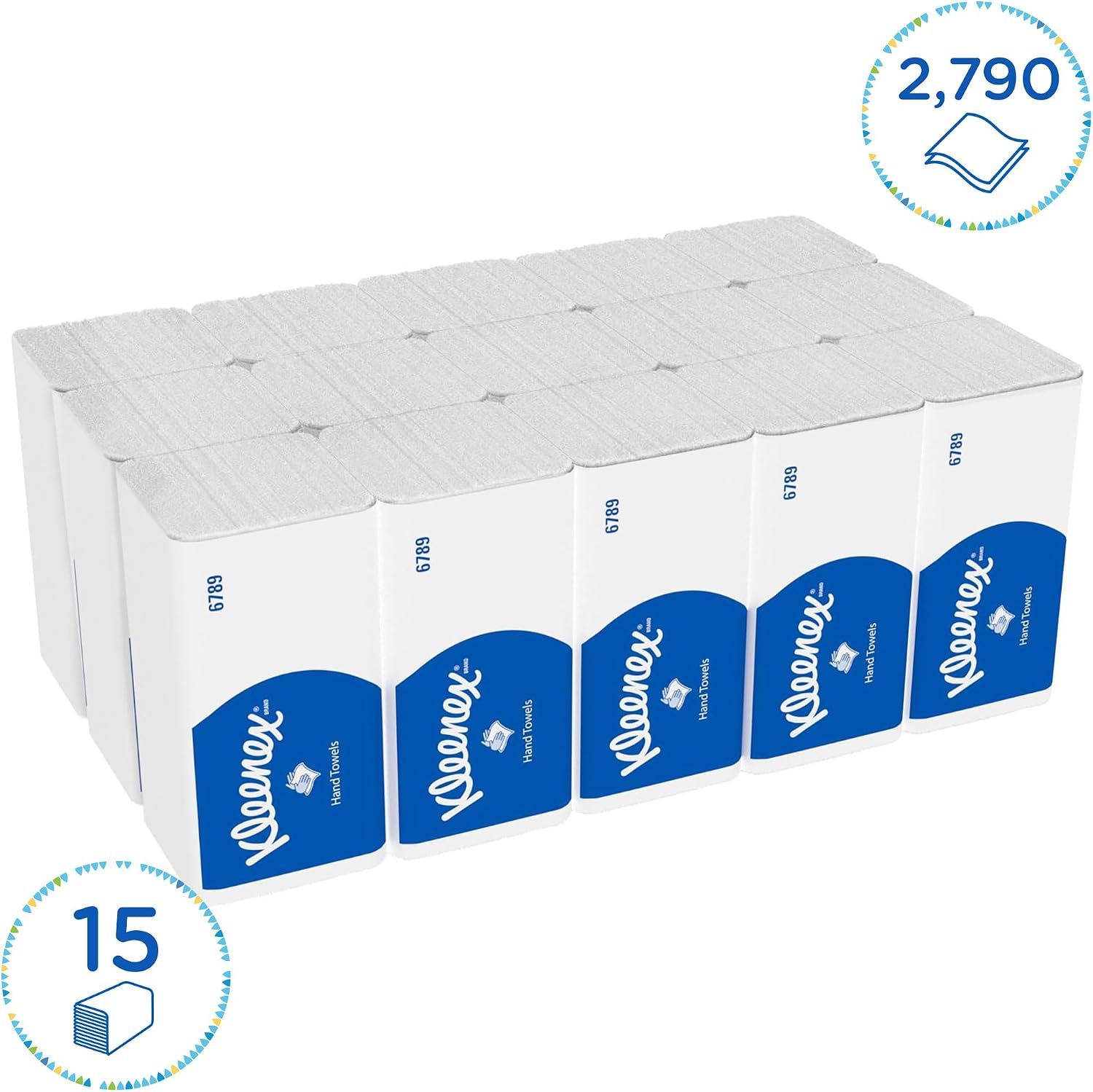 Detalle 2 de Kleenex 6789 essuie-mains interfoliés 2790 🧻