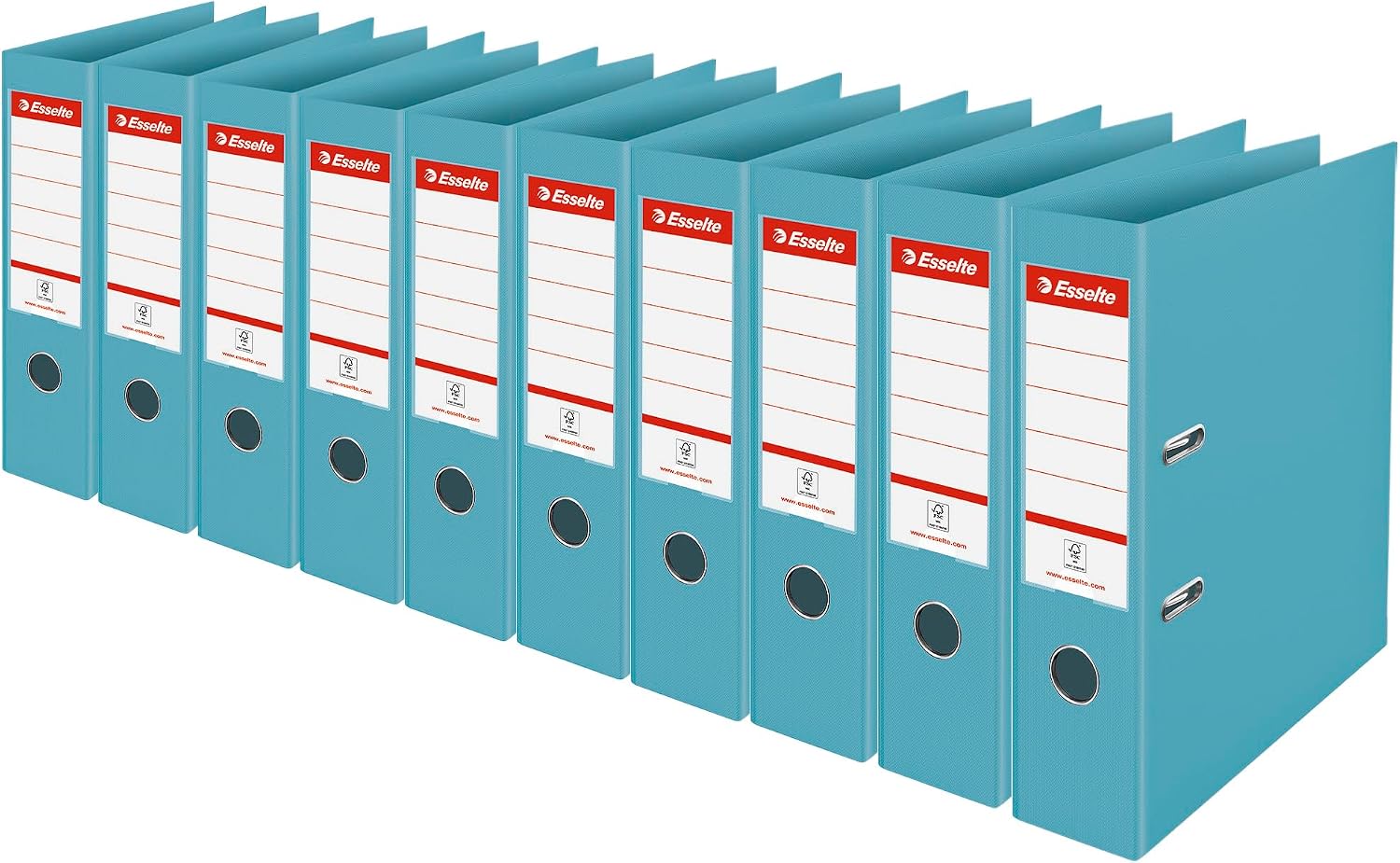 Thumbnail 6 de Esselte Classeur à levier A4 Standard – Lot de 10 (Jaune) – Capacité 550 feuilles