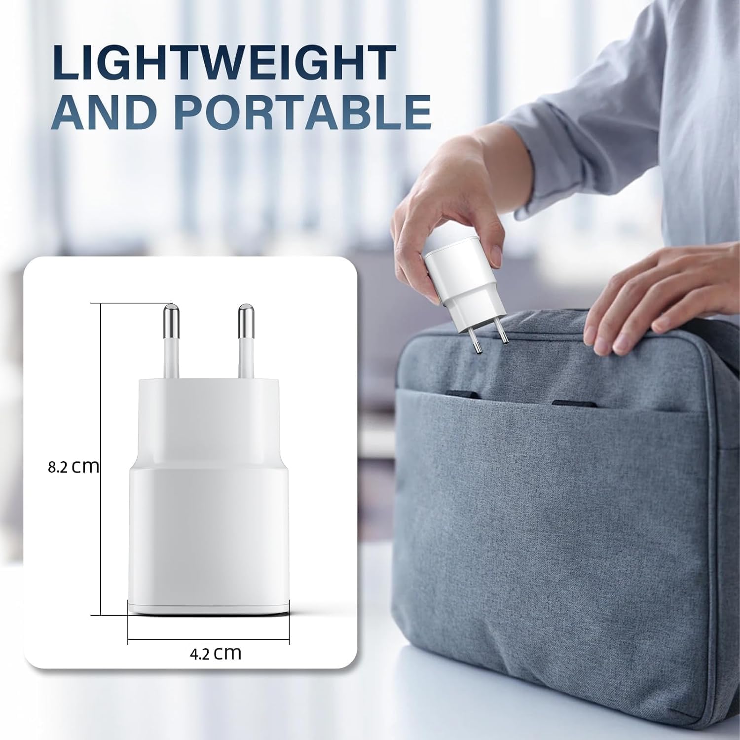 Thumbnail 4 de Chargeur USB-C 25 W avec câble 2 m pour iPhone 17/16/15 et iPad – rapidité et fiabilité