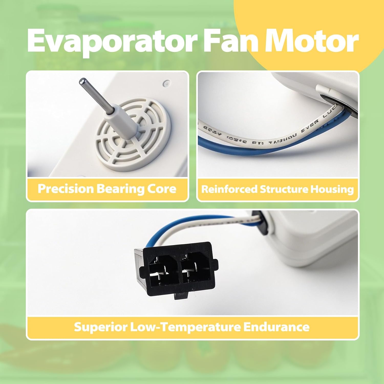 Thumbnail 5 de joytrace W10236142 Evaporator Fan Motor, WPW10236142 Replacement