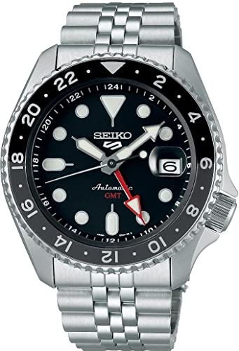 Detalle de Seiko 5 Estilo Deportivo UVA Negra 5kx (SSK001K1) – reinterpretación SKX