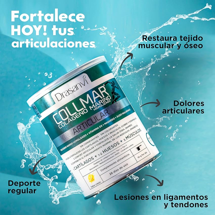 Thumbnail 1 de DRASANVI COLLMAR ARTICULAR: Colágeno para Articulaciones 🍋