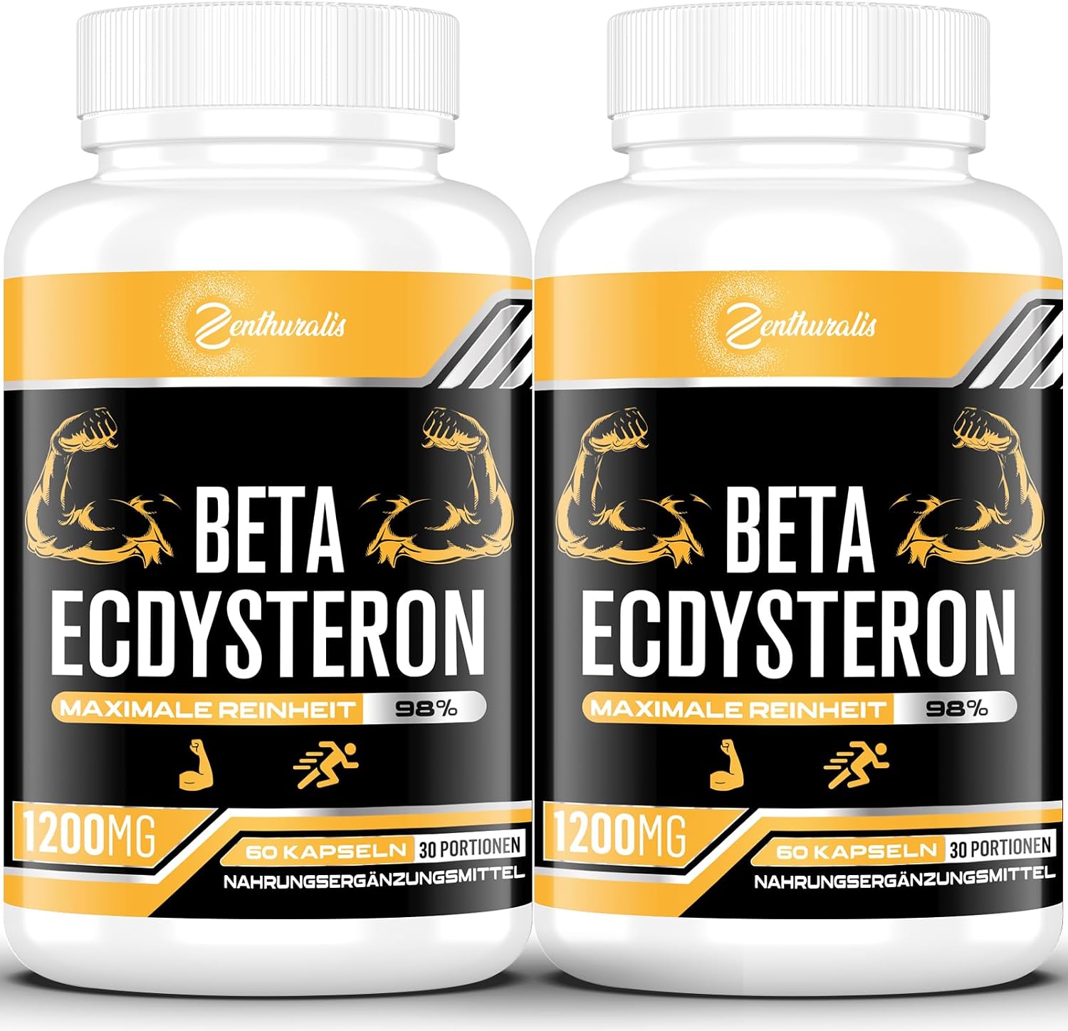 Thumbnail 6 de Beta-Ecdysteron-Ergänzung 1200 mg | 98% Reinheit, 60 Stück – Pflanzliche Ecdysteron-Quelle für aktive Nutzer