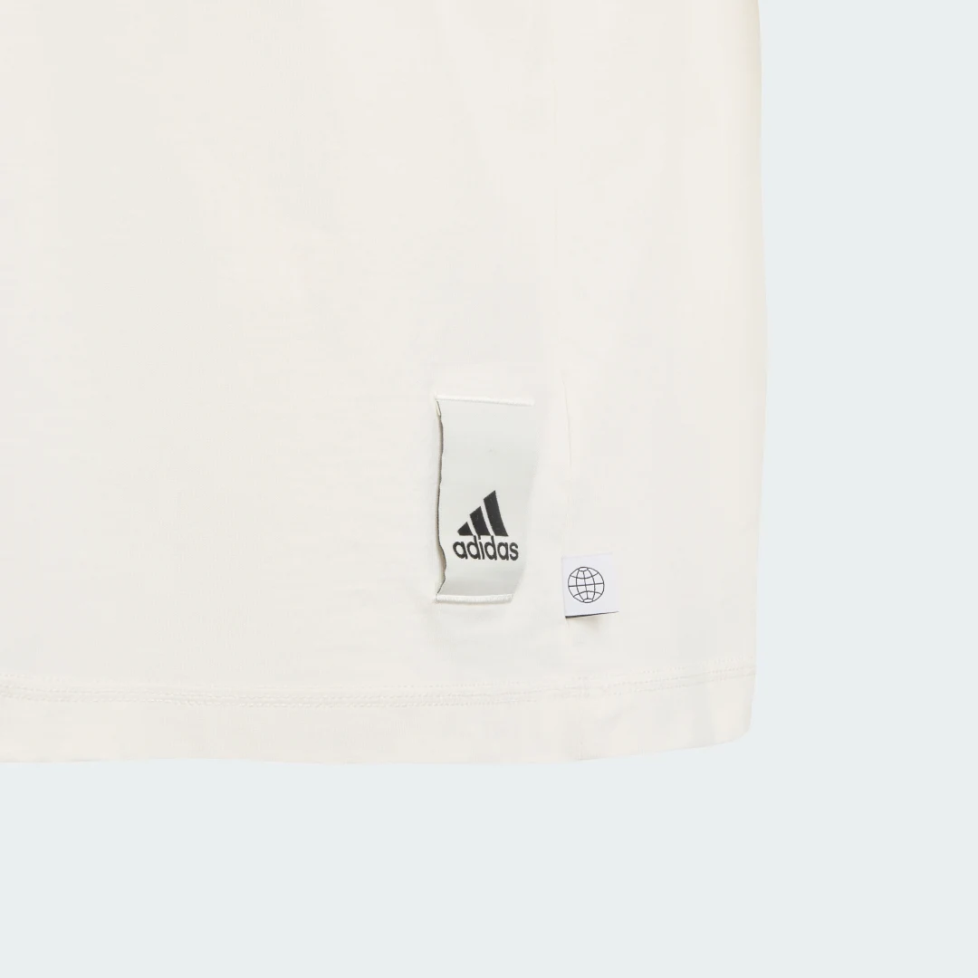 Thumbnail 3 de Camiseta Lounge Adidas: comodidad diaria en blanco