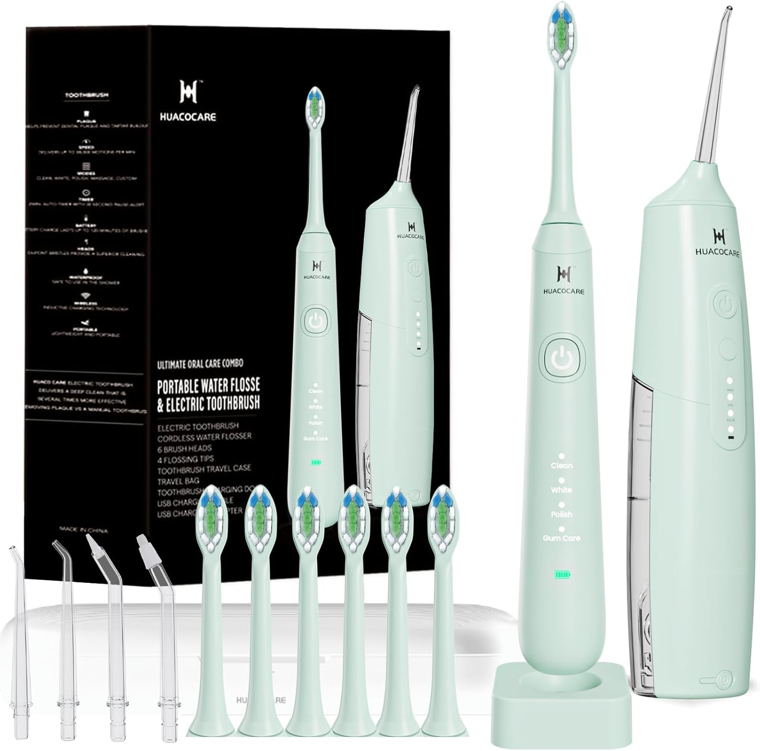 2-1 Oral Clean Kit Water Flosser & Toothbrush