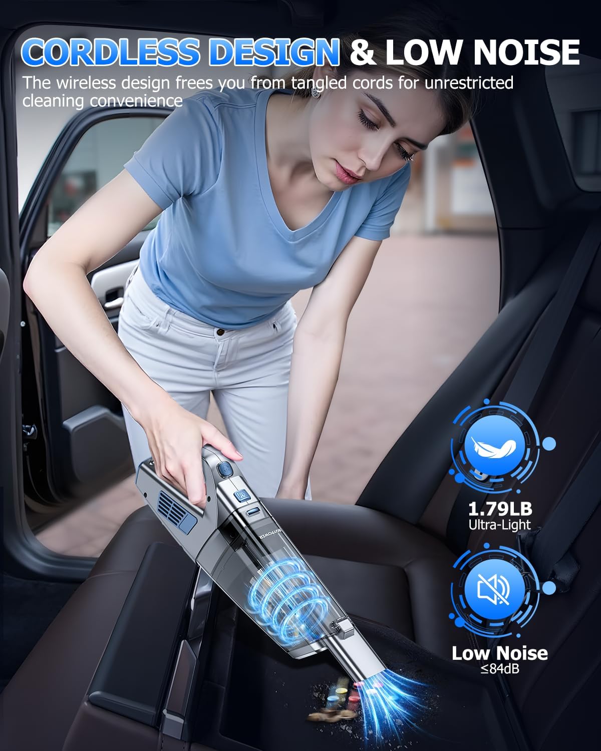 Thumbnail 6 de BQYPOWER 16000PA Handheld Vacuum