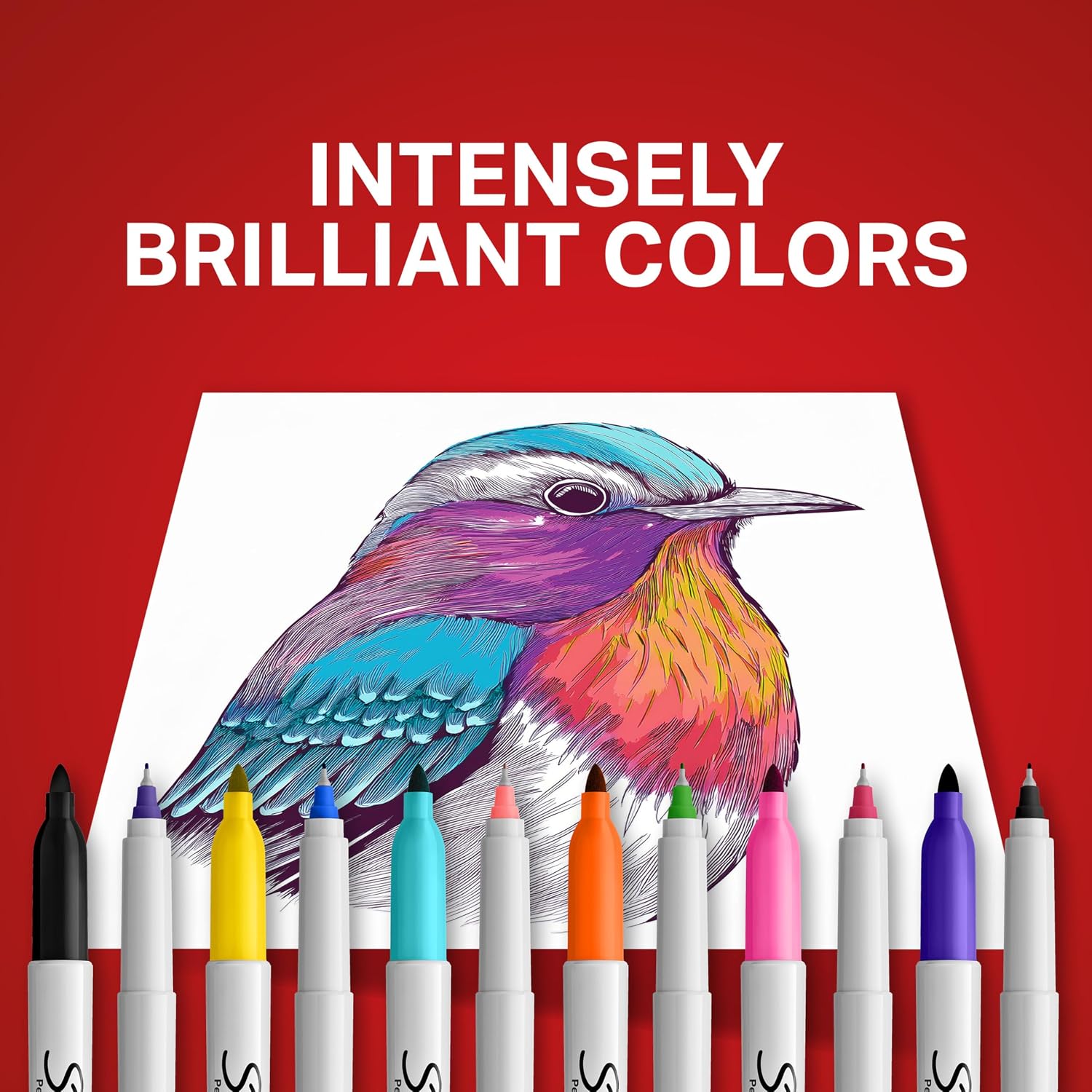 Detalle de Sharpie Permanent Markers, 45 Count