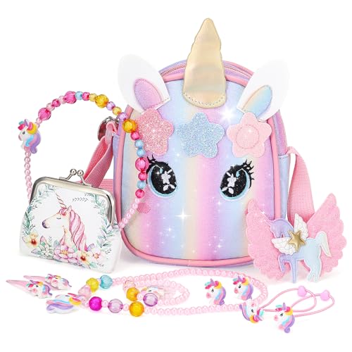 Thumbnail 7 de Yamitora Einhorn-Handtasche & Schmuck Set für Mädchen – Verspieltes Einhorn-Geschenk für 2–6 Jahre