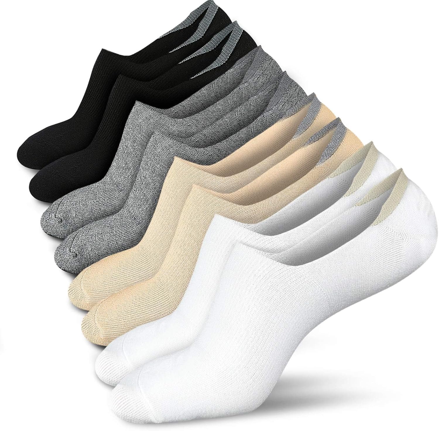 Thumbnail 5 de wernies No Show Socks 8 Pairs