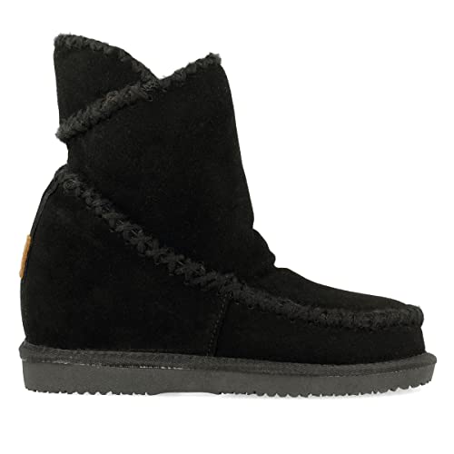 Thumbnail 1 de GIOSEPPO 42114 Botines negros estilo australiano con cuña