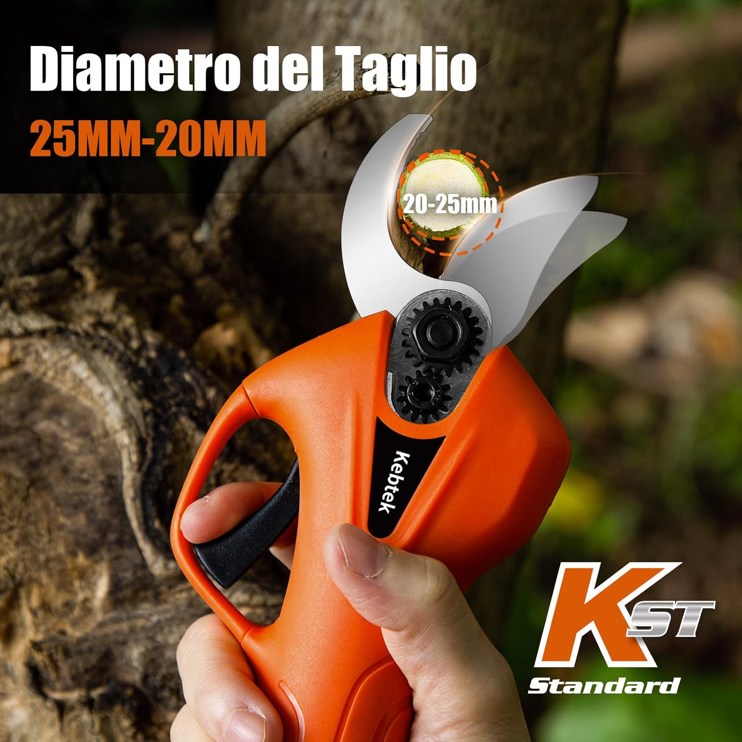 Detalle 2 de Kebtek YDN-B007 Forbici potatura 25 mm ✂
