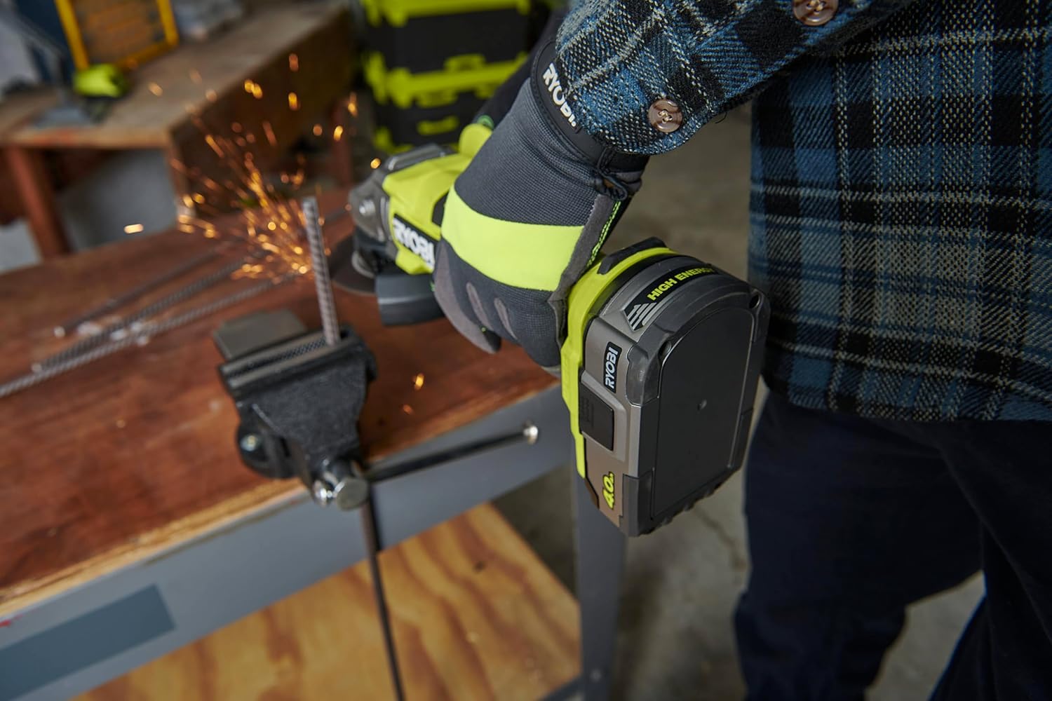 Detalle 2 de Batteria RYOBI 18V LithiumPlus High Energy 4,0Ah RB1840T