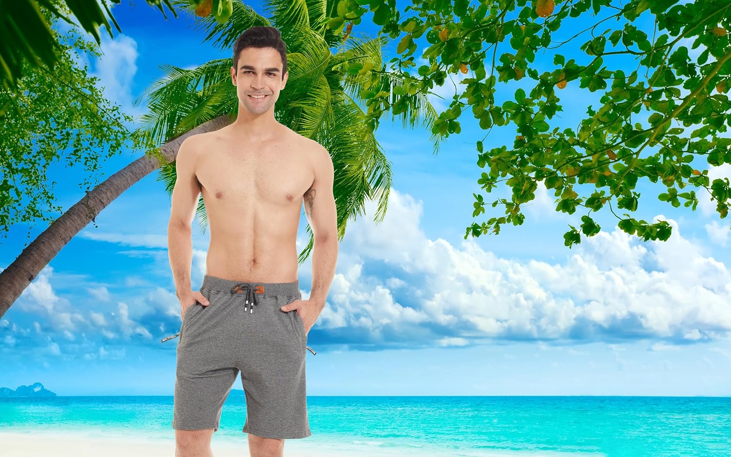 Thumbnail 1 de QPNGRP Men's Casual Shorts