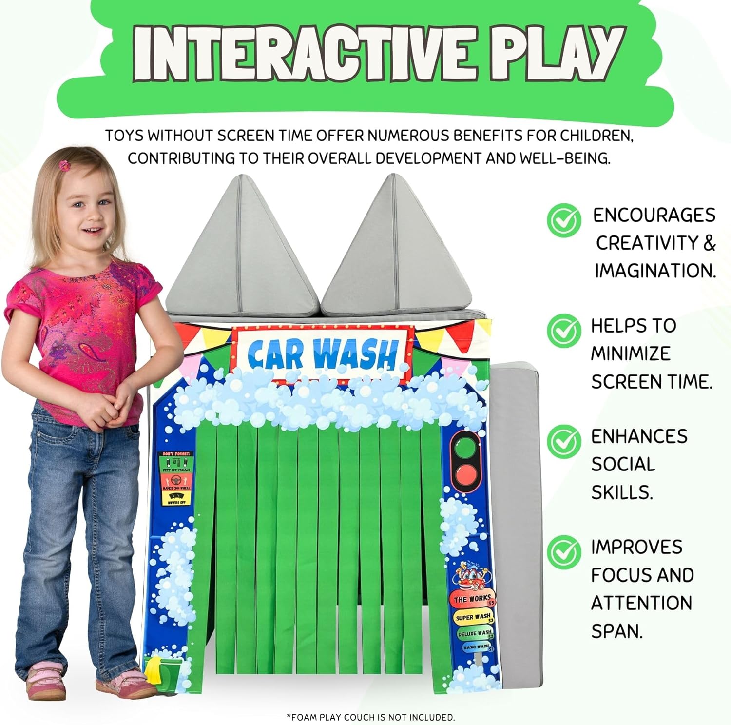 Detalle de Couch Swag Play Panel Car Wash