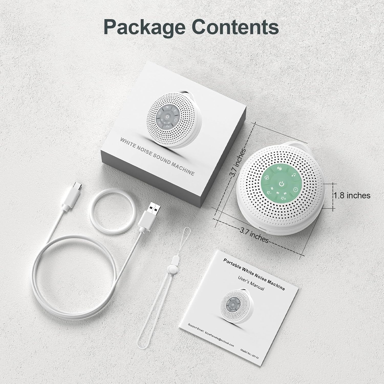 Thumbnail 6 de White Noise Machine Baby 2000mAh portable white noise device