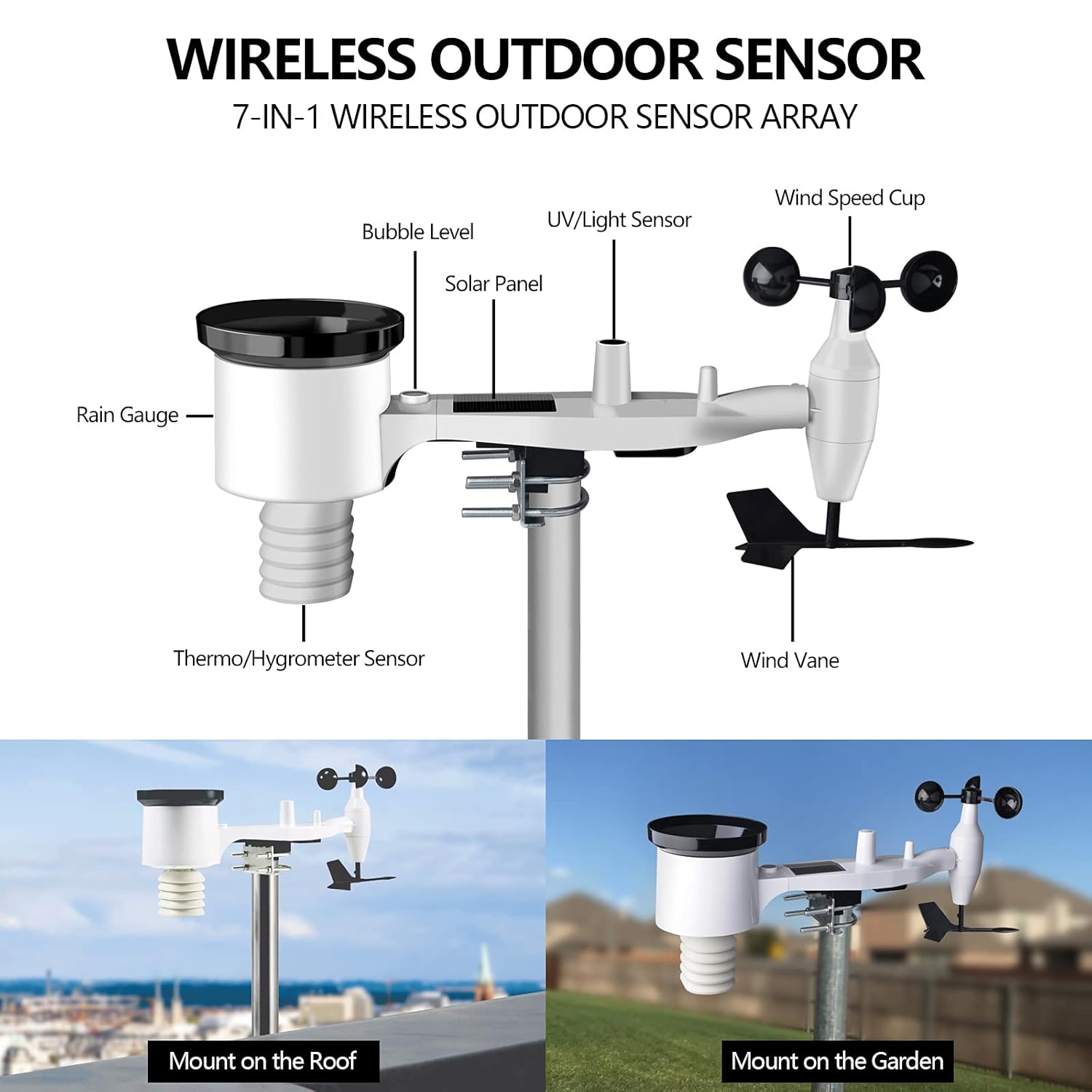 Detalle 2 de Ecowitt Stazione Meteo Wireless 📡