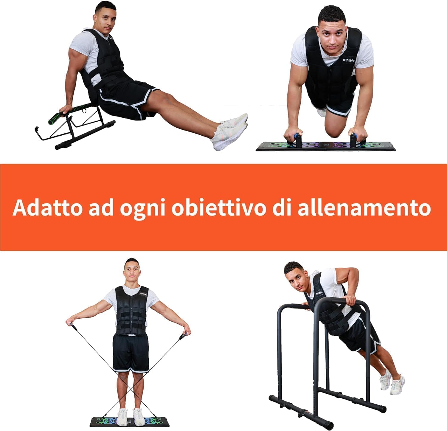 Thumbnail 5 de DH FitLife Giubbotto Zavorrato 10 kg