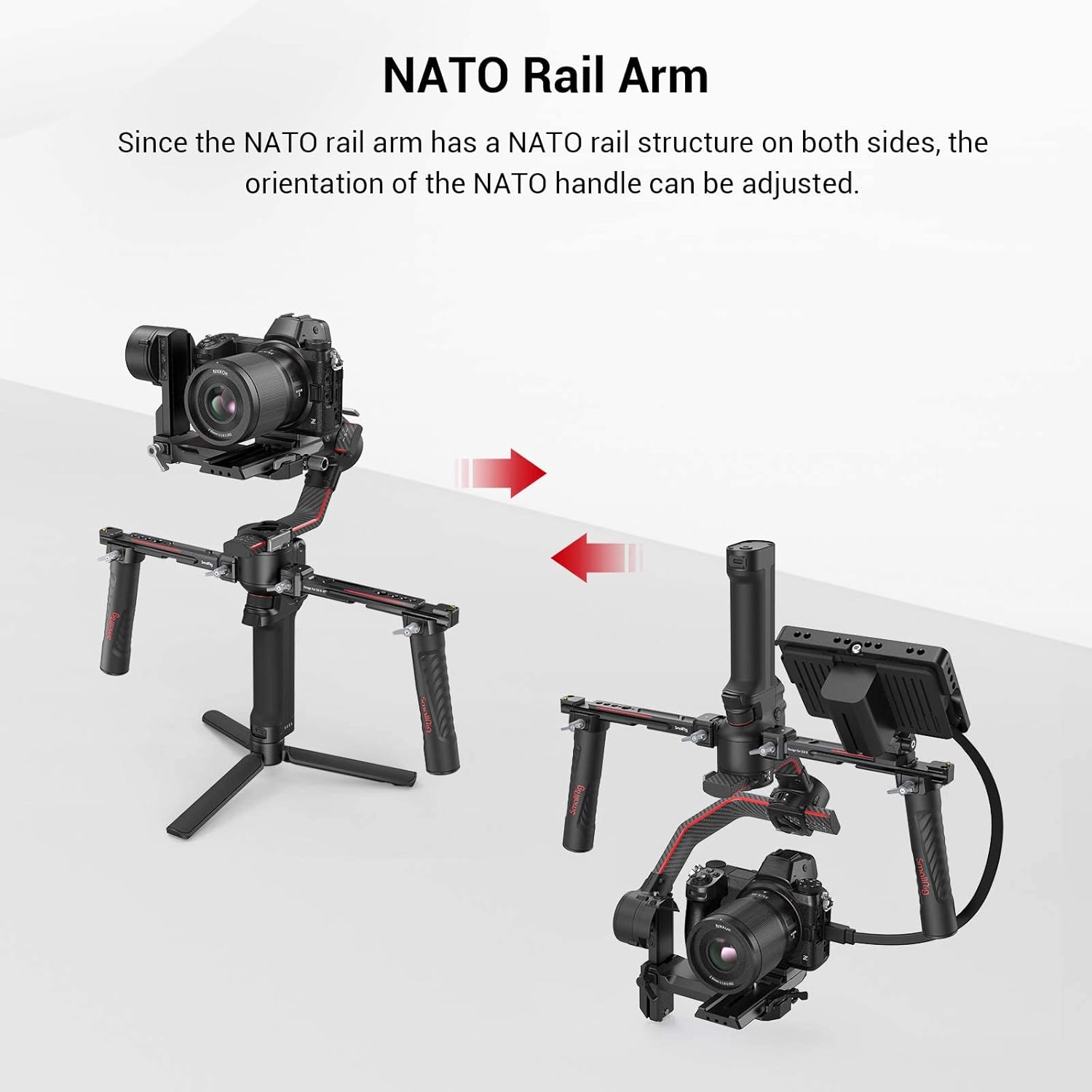 Thumbnail 3 de SMALLRIG 3027 Dual Handle Handgrip for gimbals