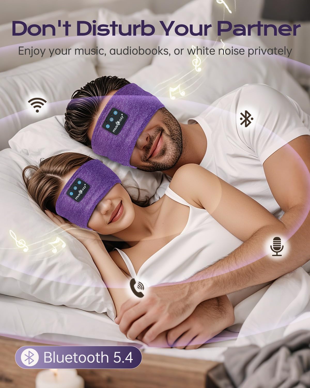 Thumbnail 5 de MUSICOZY Sleep Headphones 16h