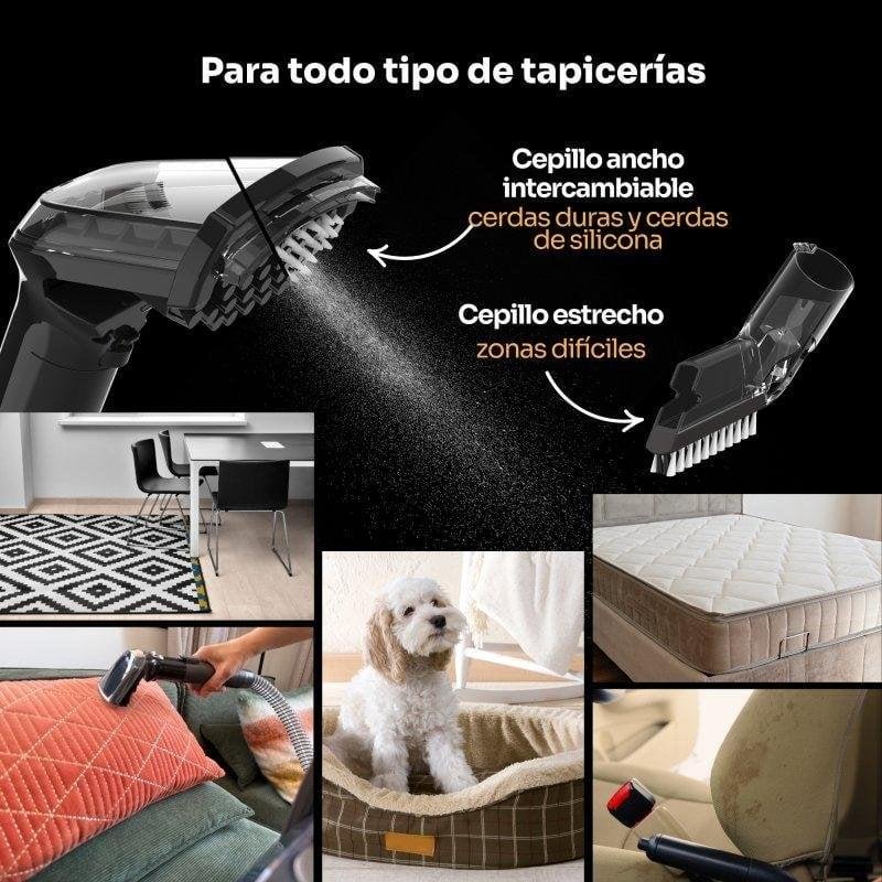 Detalle de Aspirador de Tapicerías Mellerware Cleany Carpet 600W 13000Pa — Doble Depósito