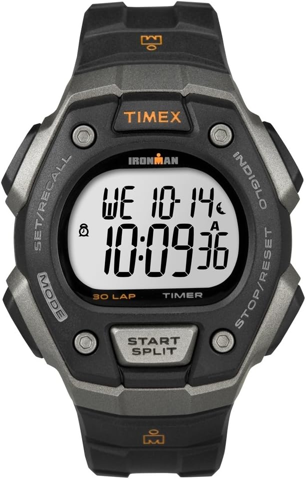 Detalle de Timex Men’s Ironman Classic 41mm Digitaluhr – robustes Workout-Werkzeug mit INDIGLO Beleuchtung