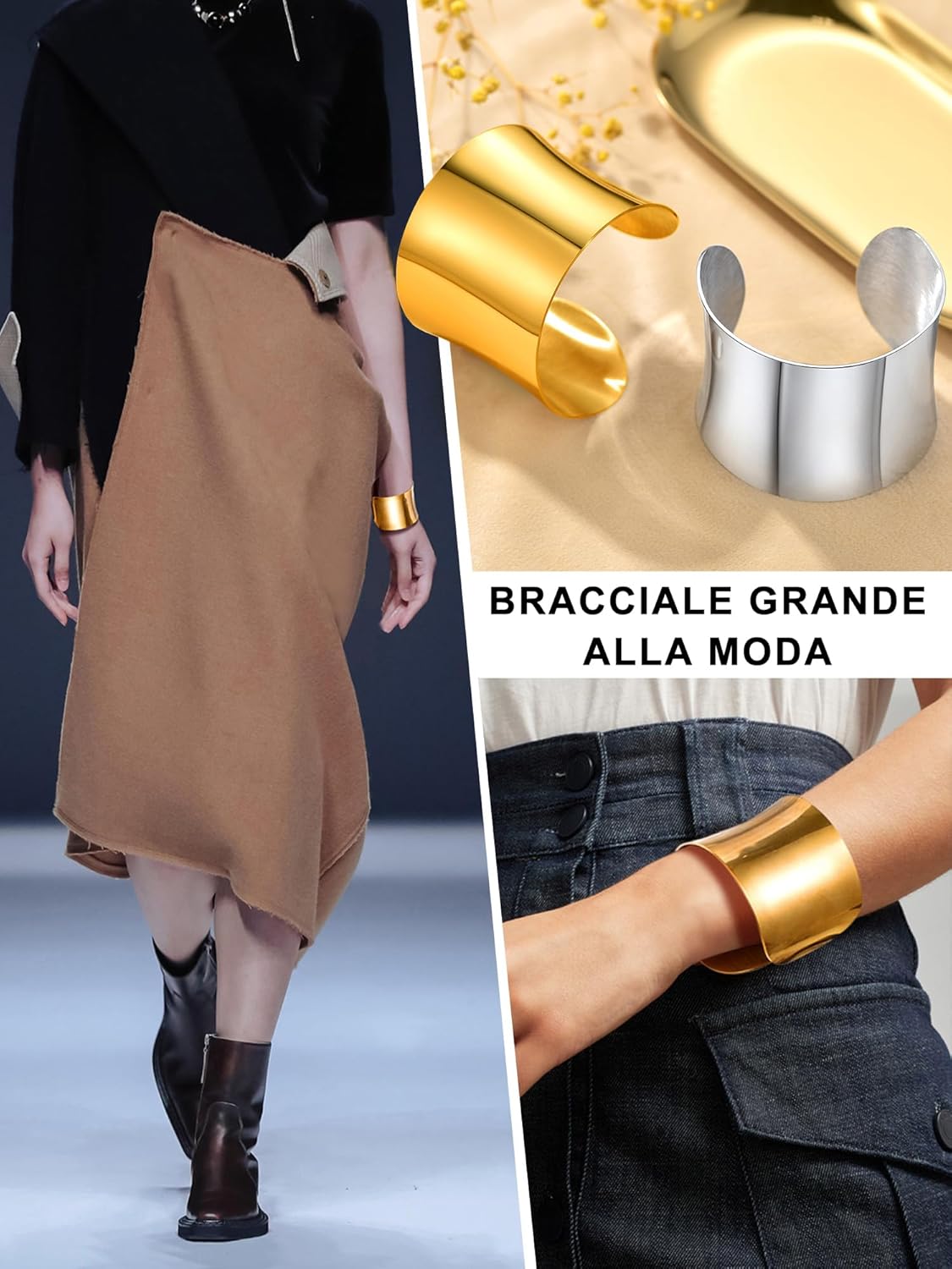 Thumbnail 4 de PROSTEEL Bracciale Donna 40/49 cm Oro placcato