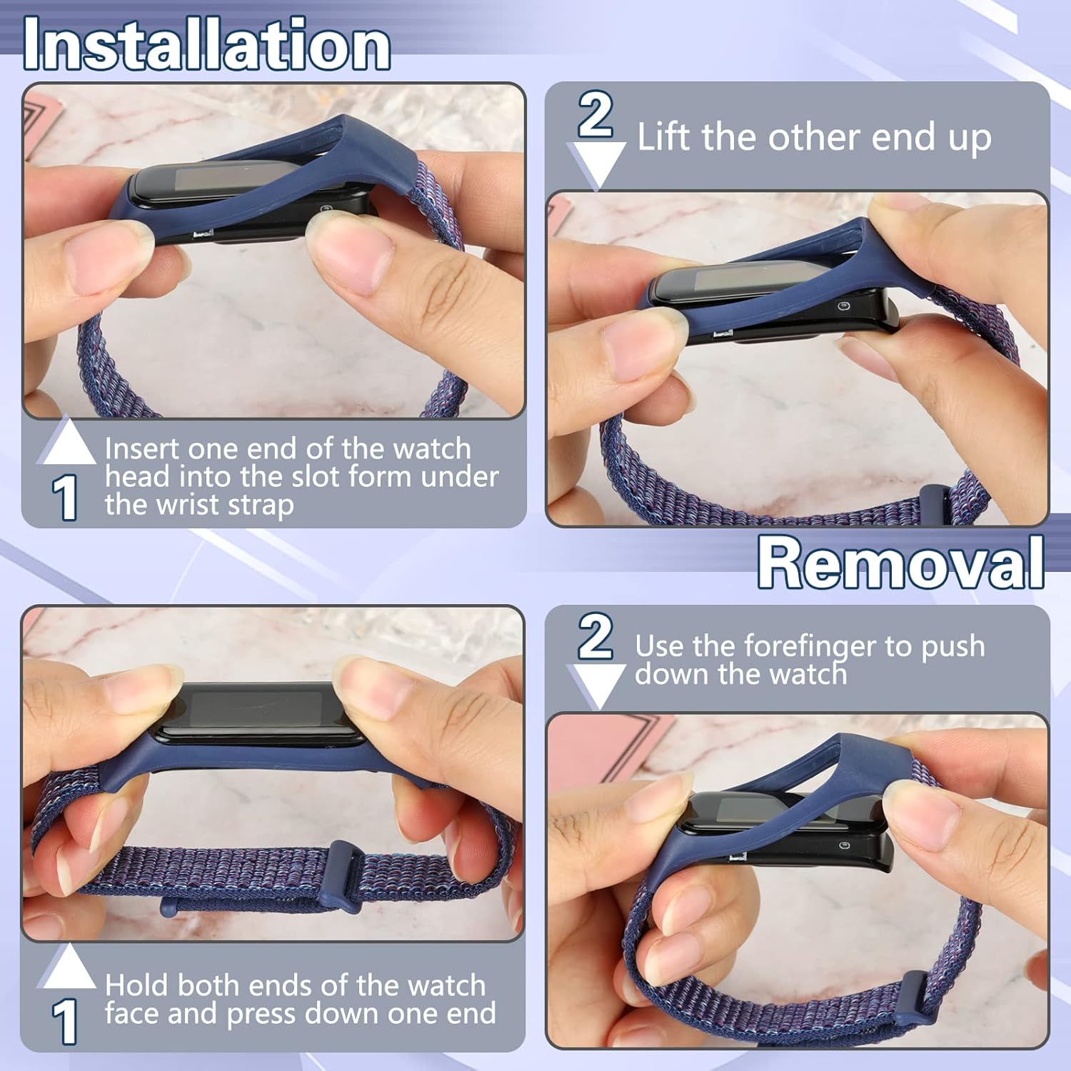 Thumbnail 3 de TumpCez Solo Loop Nylon Strap for Samsung Galaxy Fit 2 (adjustable sports replacement band)