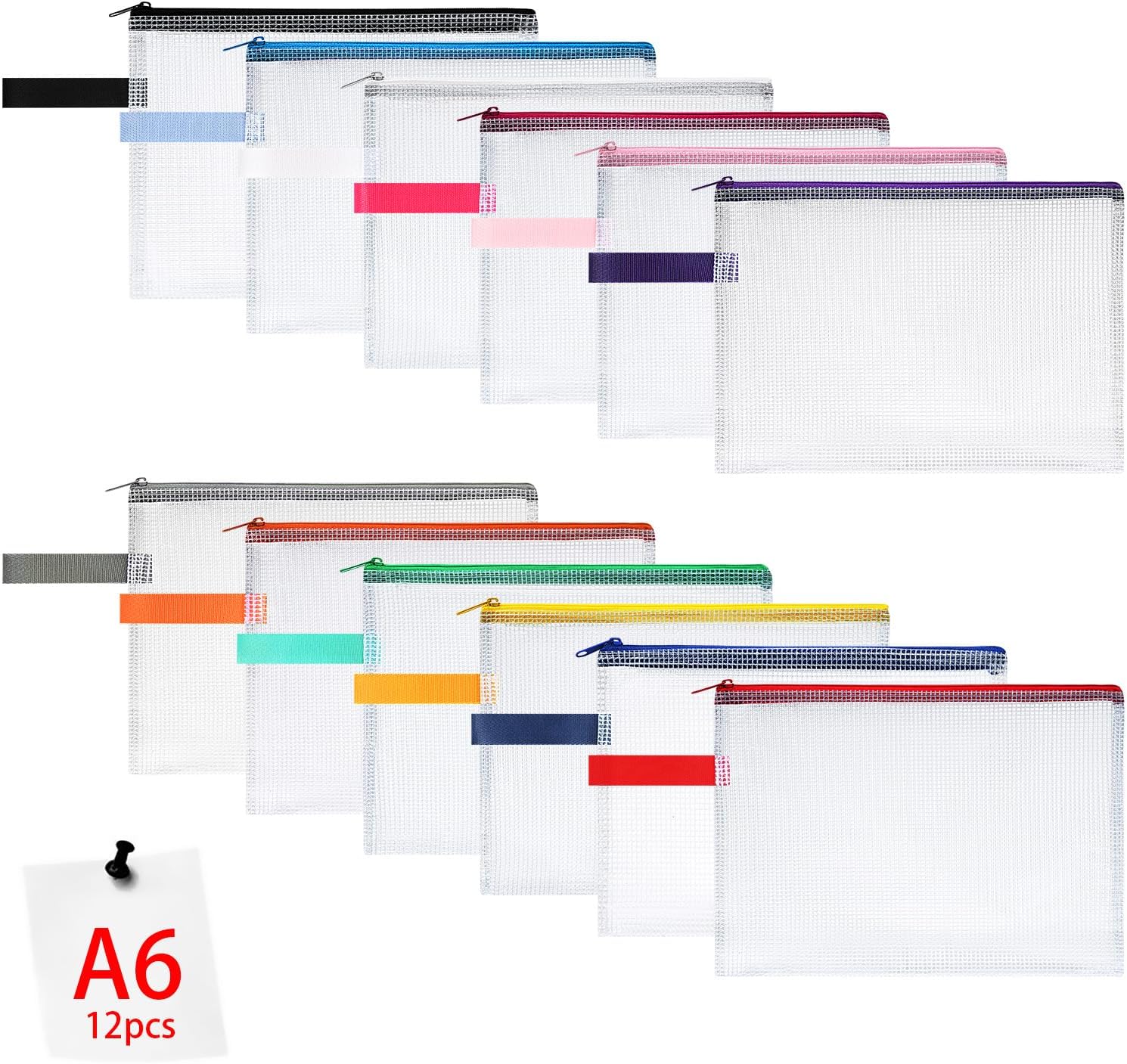 Detalle de OFFCUP Borse di File A6 12 pezzi