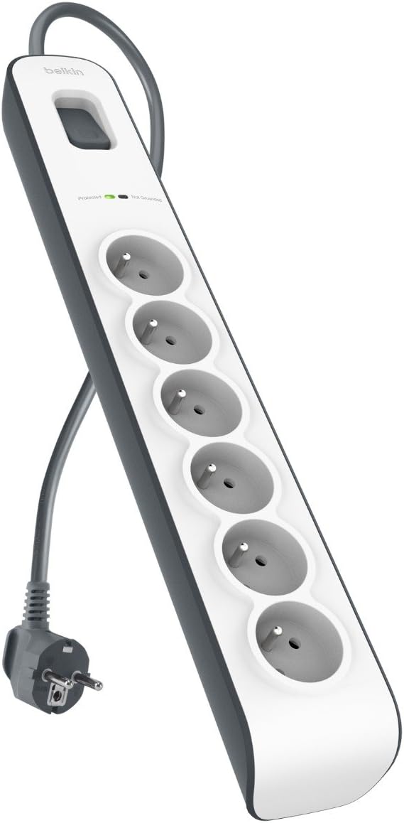 Thumbnail 6 de Belkin parafoudre 4 prises 525 joules – multiprise avec cordon 2 m