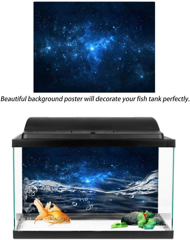Thumbnail 6 de Jeanoko Starry Sky Aquarium Backdrop 61x30cm