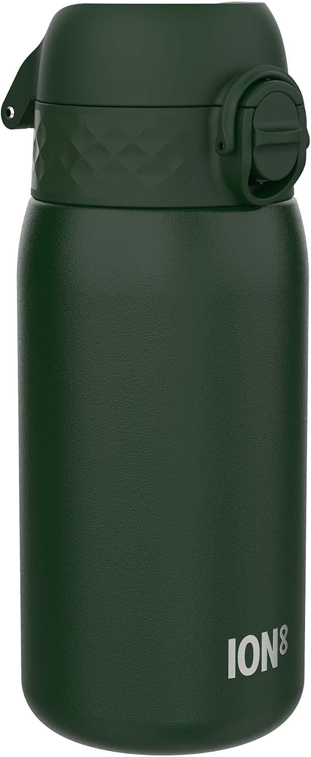 Detalle de ION8 Lightweight Steel Kids Water Bottle (400ml/13oz) – Leakproof, Non-Insulated & Dishwasher Safe