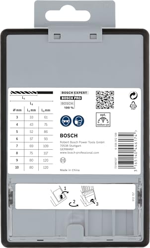Detalle 2 de Bosch 2 607 010 533 - Set 8 brocas madera 🔩