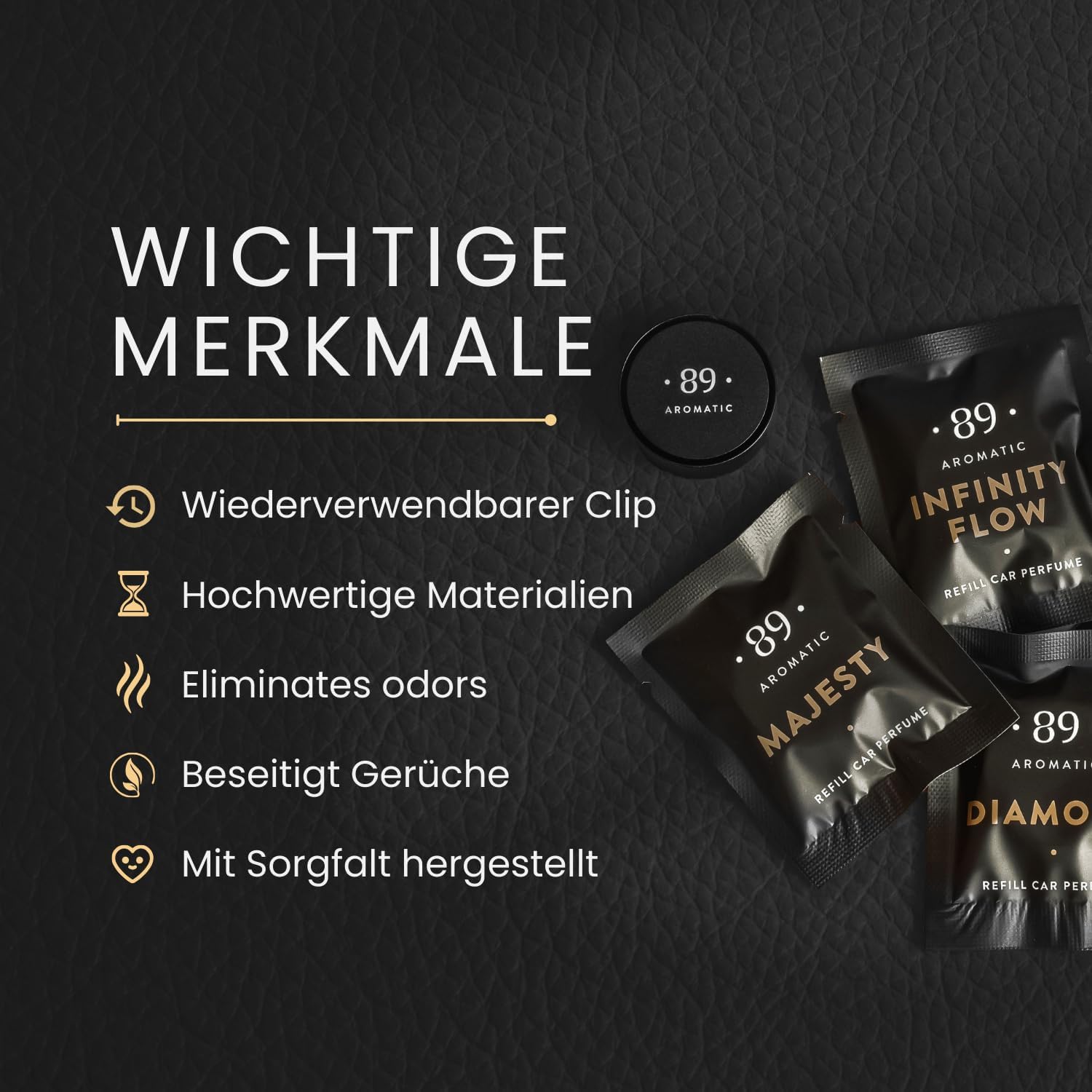 Detalle de Aromatic •89• Autoduft Lüftungsclip für Auto