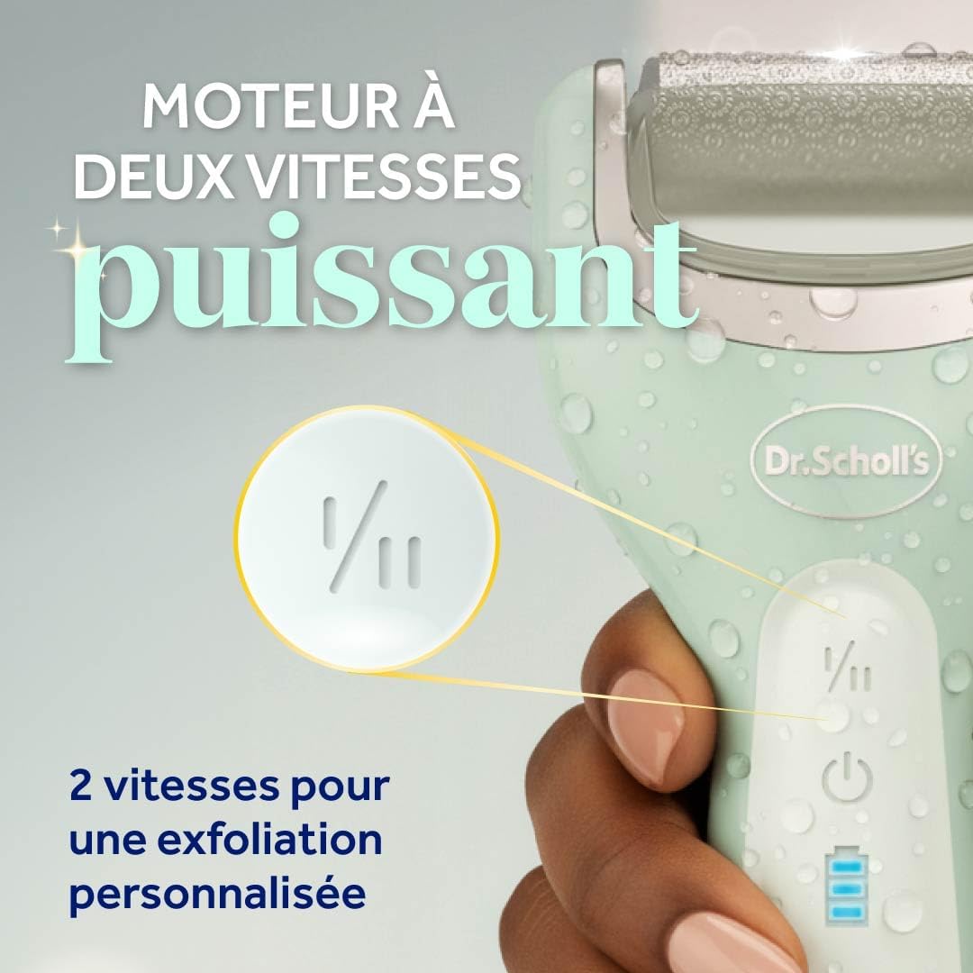 Thumbnail 6 de Dr. Scholl's Pedi Perfect Pro Râpe Électrique Pieds – 3 Rouleaux Nano Tech, 90 min, Étanche