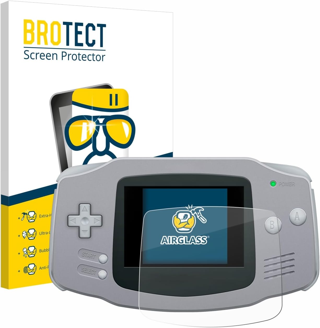 Detalle de BROTECT Schutzglas Nintendo Gameboy Advance 9H