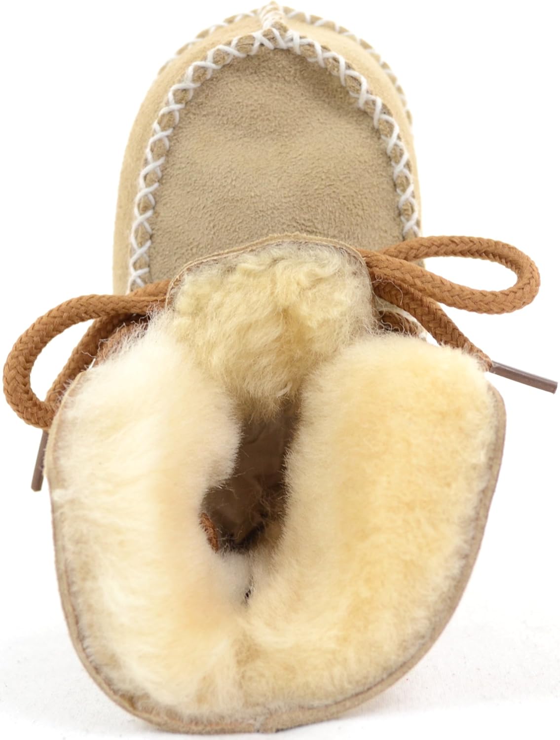 Thumbnail 5 de SNUGRUGS Baby/Children's Sheepskin Booties with Lace Up Fastening