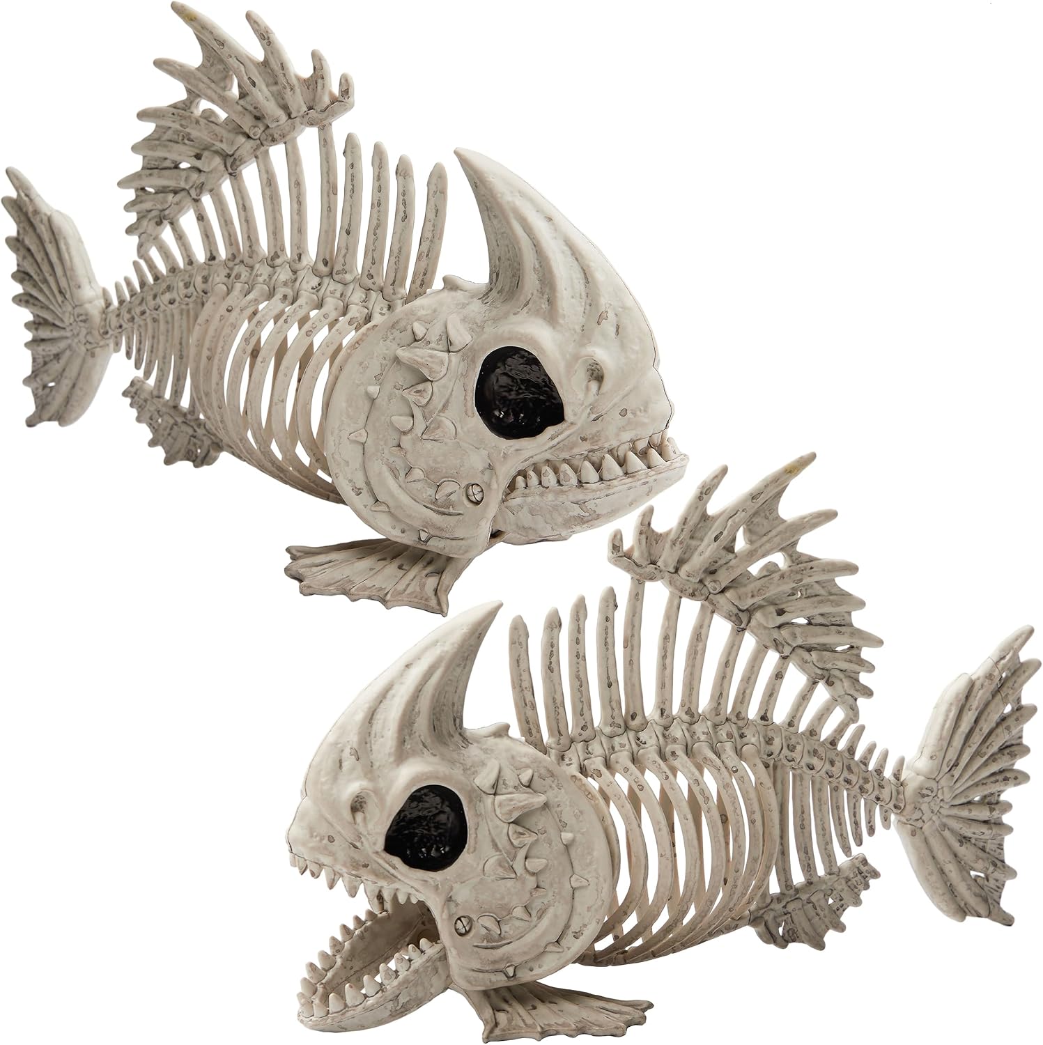 Detalle de JOYIN 15521 Posable Fish Skeleton Decorations, 9.5-Inch, 2-Piece Set