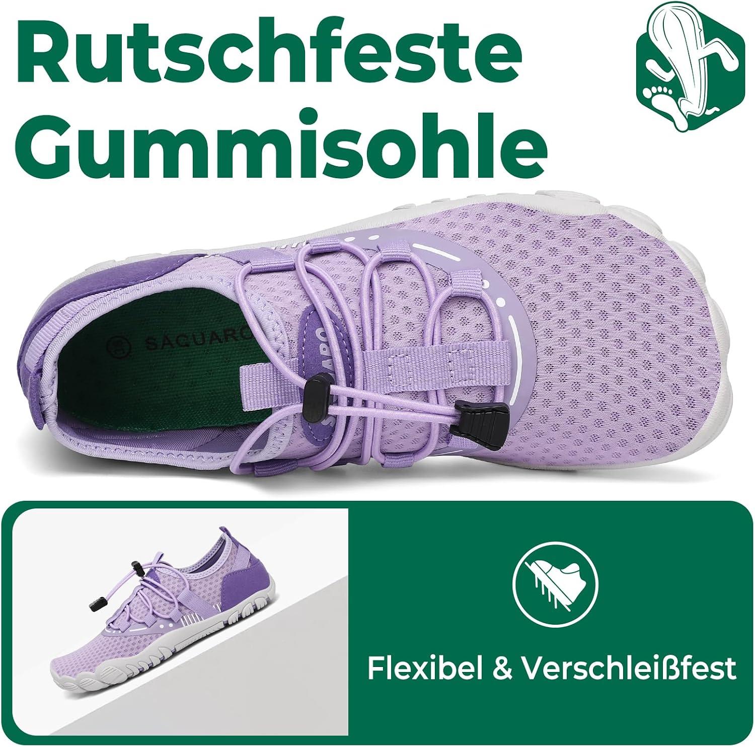 Thumbnail 4 de SAGUARO Wasserschuhe 13 Ablauflöcher für Wasser