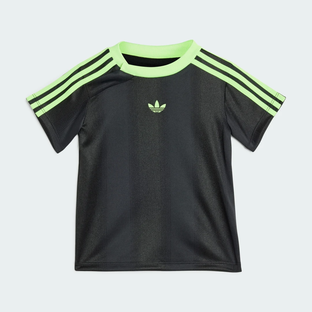 Detalle de Conjunto pantalón corto y camiseta (Bebé) de Adidas – Negro